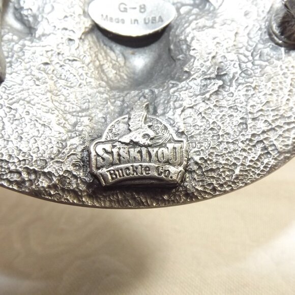 Siskiyou Ram Head Belt Buckle, 1992 - Picture 7 of 11